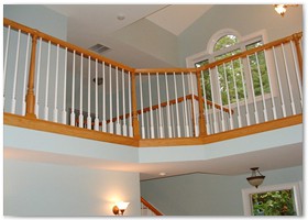 HOME RENOVATION - Installed railings in this New Hampshire home
