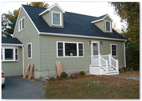 EXTERIOR RENOVATION - New Hampshire home.